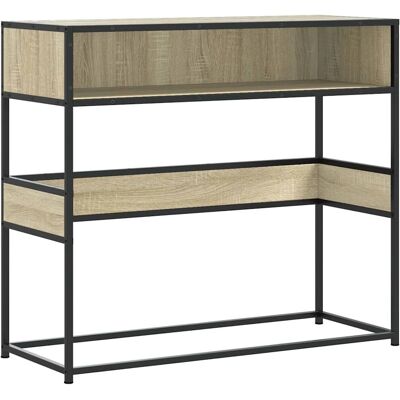 vidaXL Sonoma Eichen Konsole - Stabil Holz vidaXL Sonoma Eichen Konsole - Stabil Holz