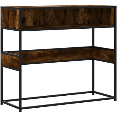 vidaXL 849171 Konsole Tisch Rauch Eiche - Kaffee/Seiten/Endtisch vidaXL 849171 Konsole Tisch Rauch Eiche - Kaffee/Seiten/Endtisch