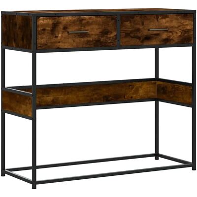 vidaXL Couchtisch - Eiche rauch, 90x35x80 cm vidaXL Couchtisch - Eiche rauch, 90x35x80 cm