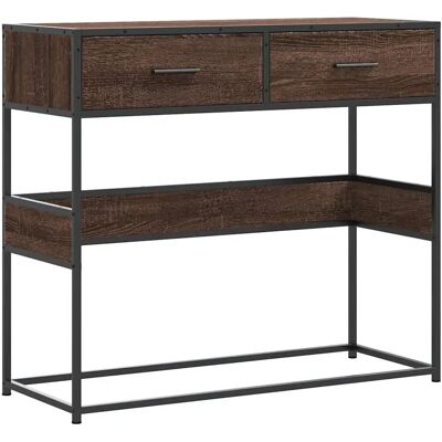 vidaXL Modell 849178 Braune Eichen-Konsole - Beistelltisch vidaXL Modell 849178 Braune Eichen-Konsole - Beistelltisch