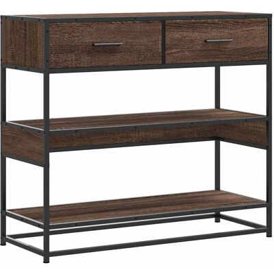 VidaXL Braun Eichen Konsole - Couchtisch VidaXL Braun Eichen Konsole - Couchtisch