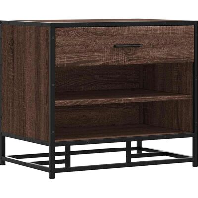 vidaXL Braune Eichen-Indoor Schuhbank - Indoor bench vidaXL Braune Eichen-Indoor Schuhbank - Indoor bench