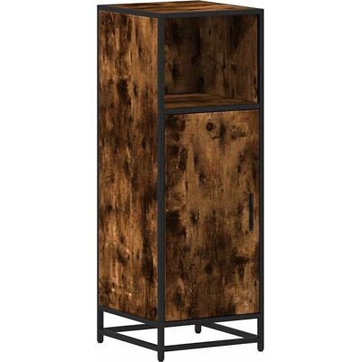 vidaXL Badrums skab Røg ege 35x37,5x100 cm - Badeværelsesmøbel sæt vidaXL Badrums skab Røg ege 35x37,5x100 cm - Badeværelsesmøbel sæt