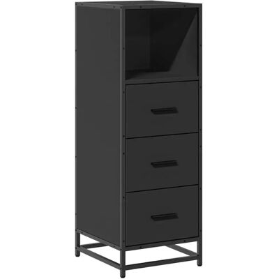 vidaXL Badeværelsesmøbel sæt - Sort badeværelsesskab - 35x37,5x100 cm vidaXL Badeværelsesmøbel sæt - Sort badeværelsesskab - 35x37,5x100 cm
