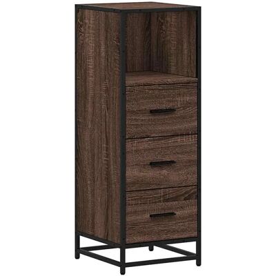 vidaXL Badeværelsessæt - Mørk eg - 35x37,5x100 cm - Badeværelsessæt vidaXL Badeværelsessæt - Mørk eg - 35x37,5x100 cm - Badeværelsessæt