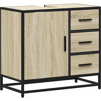 vidaXL Badeværelsesmøbel-Set - Sonoma Eg Stil vidaXL Badeværelsesmøbel-Set - Sonoma Eg Stil