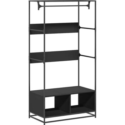 vidaXL Kleiderschrank Schwarz 90x50x180 cm - Kleiderschrank vidaXL Kleiderschrank Schwarz 90x50x180 cm - Kleiderschrank