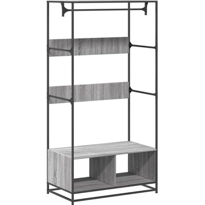 vidaXL Kleiderschrank Grau Sonoma - Kleiderschrank vidaXL Kleiderschrank Grau Sonoma - Kleiderschrank