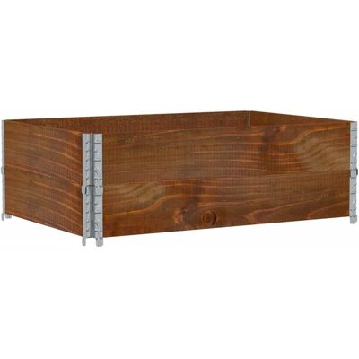 vidaXL Gartendekor - 120x80 cm Stapelbare Holzblumenkübel vidaXL Gartendekor - 120x80 cm Stapelbare Holzblumenkübel