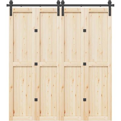 vidaXL Kit de ferrures pour portes coulissantes en acier noir 200 cm - Sliding Door Hardware Kit - Publicité vidaXL Kit de ferrures pour portes coulissantes en acier noir 200 cm - Sliding Door Hardware Kit - Publicité