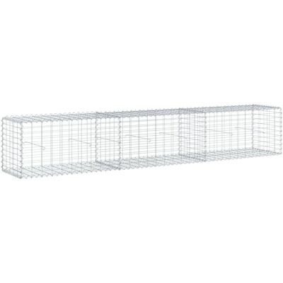 vidaXL Gegalvaniseerd ijzeren gabionmand 300x50x50 cm vidaXL Gegalvaniseerd ijzeren gabionmand 300x50x50 cm