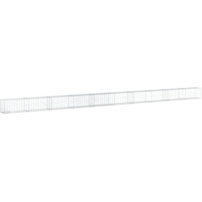 vidaXL Gegalvaniseerd ijzeren gabionenmand 1000x50x50 cm vidaXL Gegalvaniseerd ijzeren gabionenmand 1000x50x50 cm