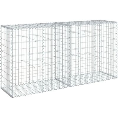 vidaXL Gaalvaniseerd ijzeren gabionenmand 200x50x100 cm vidaXL Gaalvaniseerd ijzeren gabionenmand 200x50x100 cm