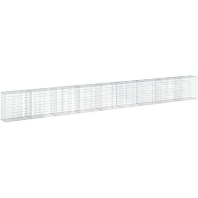 vidaXL Gegalvaniseerd ijzeren gabionmand 900x50x100 cm - Verhoogd bed vidaXL Gegalvaniseerd ijzeren gabionmand 900x50x100 cm - Verhoogd bed