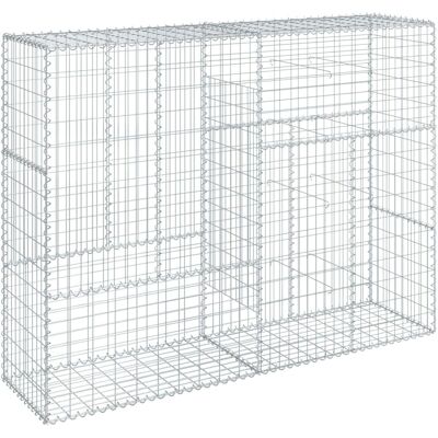 vidaXL Gegalvaniseerd ijzeren gabionenmand 200x50x150 cm vidaXL Gegalvaniseerd ijzeren gabionenmand 200x50x150 cm
