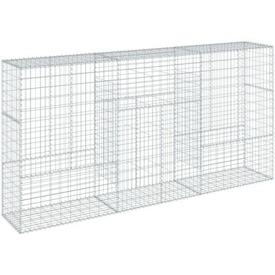 VitaXL Gegalvaniseerd IJzeren Gabionenmand 300x50x150cm - Type Gabion VitaXL Gegalvaniseerd IJzeren Gabionenmand 300x50x150cm - Type Gabion