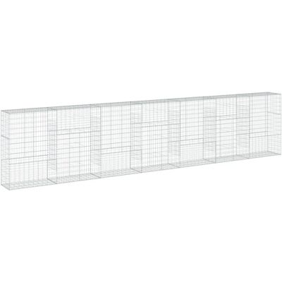 vidaXL Gegalvaniseerd ijzeren gabionenmand 700x50x150 cm - Producttype vidaXL Gegalvaniseerd ijzeren gabionenmand 700x50x150 cm - Producttype