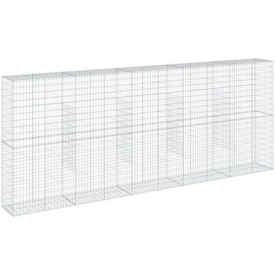 vidaXL Gegalvaniseerd ijzeren gabionmand 500x50x200 cm - Verhoogde bed vidaXL Gegalvaniseerd ijzeren gabionmand 500x50x200 cm - Verhoogde bed