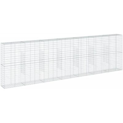 vidaXL Galvanisierte Eisen Gabionenkorb 700x50x200 cm - Gabion Hochbeet vidaXL Galvanisierte Eisen Gabionenkorb 700x50x200 cm - Gabion Hochbeet