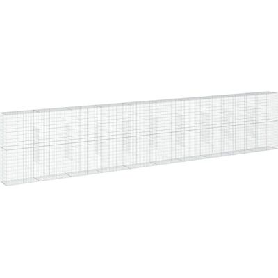 vidaXL Galvanisoitu rautakori 1000x50x200 cm - Ulkotilojen koriste vidaXL Galvanisoitu rautakori 1000x50x200 cm - Ulkotilojen koriste