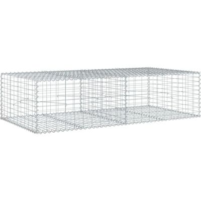 vidaXL Gegalvaniseerd ijzeren gabionenmand 200x100x50 cm - Gabion Type vidaXL Gegalvaniseerd ijzeren gabionenmand 200x100x50 cm - Gabion Type