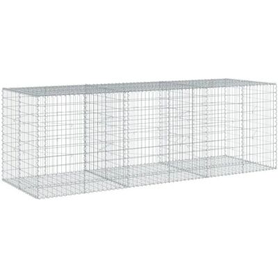 vidaXL Gegalvaniseerd ijzeren gabionenmand 300x100x100cm - Verhoogd bed vidaXL Gegalvaniseerd ijzeren gabionenmand 300x100x100cm - Verhoogd bed