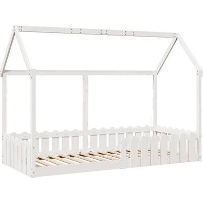 vidaXL Kinderhuisbed Wit - Bed vidaXL Kinderhuisbed Wit - Bed