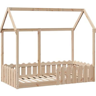 vidaXL Kids' House Bed Frame 80x160cm - Bed vidaXL Kids' House Bed Frame 80x160cm - Bed