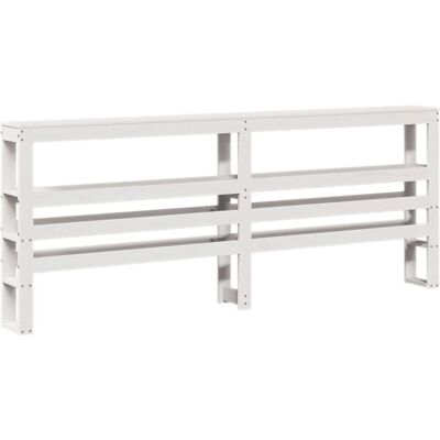 vidaXL Kopfteil mit Regalen Weiß 180 cm - Kopfteil, Stauraum, Schlafzimmer vidaXL Kopfteil mit Regalen Weiß 180 cm - Kopfteil, Stauraum, Schlafzimmer