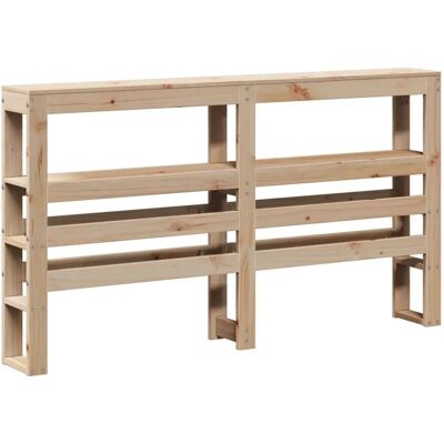 vidaXL hoofdbord met planken - Hoofdbord - Slaapkamermeubilair vidaXL hoofdbord met planken - Hoofdbord - Slaapkamermeubilair
