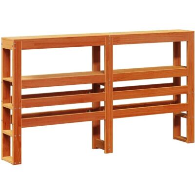 vidaXL Hoofdbord met Planken Wijnbruin - Hoofdbord vidaXL Hoofdbord met Planken Wijnbruin - Hoofdbord