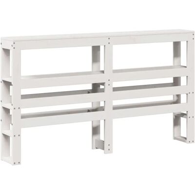 vidaXL Sänggavel med hyllor 150cm - Sänggavel - Valkoinen vidaXL Sänggavel med hyllor 150cm - Sänggavel - Valkoinen