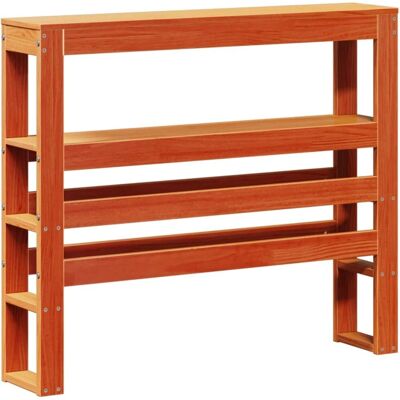 vidaXL Headboard with Shelves Wax Brown - Headboard vidaXL Headboard with Shelves Wax Brown - Headboard
