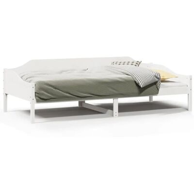 vidaXL 850912 Weißes Bettgestell - Moderner Stil vidaXL 850912 Weißes Bettgestell - Moderner Stil
