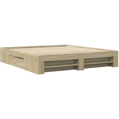 vidaXL Sengestel i eg 180x200cm - Holdbart vidaXL Sengestel i eg 180x200cm - Holdbart