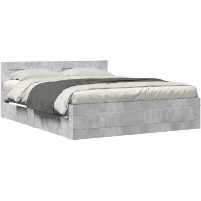 vidaXL Sänkykehys ja pääty - King Size - Kestävä rétegelt fa vidaXL Sänkykehys ja pääty - King Size - Kestävä rétegelt fa