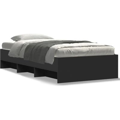 vidaXL 3295703 Sängenkarm musta - Sängenkarm, 90x190 cm, vaneri vidaXL 3295703 Sängenkarm musta - Sängenkarm, 90x190 cm, vaneri