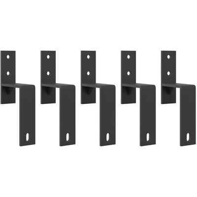vidaXL Schiebetürbeschlag-Kit - Schwarz - 200 cm vidaXL Schiebetürbeschlag-Kit - Schwarz - 200 cm