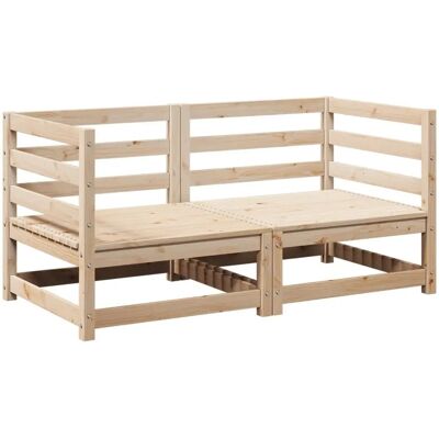 VidaXL Gartenset - 2-teiliges Sofa aus Massivkiefer VidaXL Gartenset - 2-teiliges Sofa aus Massivkiefer