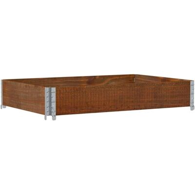 vidaXL Pallet Collar Bruin 120x80 cm Massief dennenhout - Pallet Collar vidaXL Pallet Collar Bruin 120x80 cm Massief dennenhout - Pallet Collar