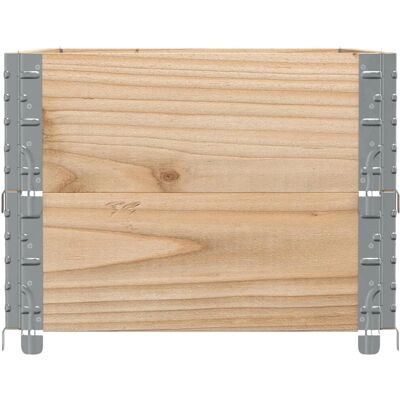 vidaXL Pallet Collars 2 pcs - Pallet Collars - Garden Raised Bed vidaXL Pallet Collars 2 pcs - Pallet Collars - Garden Raised Bed
