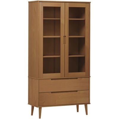 vidaXL 4013413 Bücherregal - Skandinavisches Design - Massives Kiefernholz - Braun vidaXL 4013413 Bücherregal - Skandinavisches Design - Massives Kiefernholz - Braun
