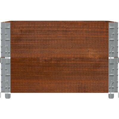 vidaXL Gartenpflanzkasten - 80x60 cm - Braun - Garten Planter vidaXL Gartenpflanzkasten - 80x60 cm - Braun - Garten Planter