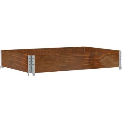 vidaXL Pflanzkasten Braun 120x80 cm - Garten Pflanztrog vidaXL Pflanzkasten Braun 120x80 cm - Garten Pflanztrog