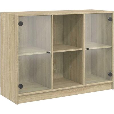 vidaXL Sonoma Eiken Sideboard - Duurzaam Opbergmeubel vidaXL Sonoma Eiken Sideboard - Duurzaam Opbergmeubel