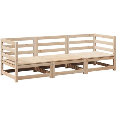VidaXL Ulkokalustesetti 3 osaa Luonnollinen Pine VidaXL Ulkokalustesetti 3 osaa Luonnollinen Pine