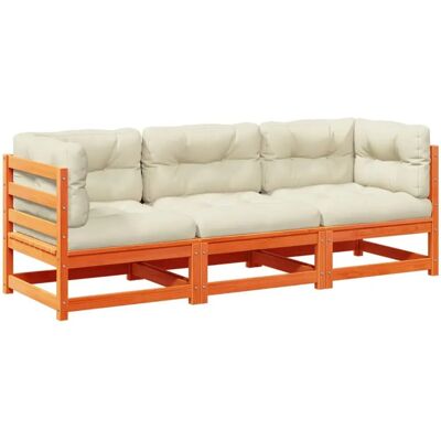VidaXL Outdoor Furniture Set - Wachsbraun - Gartensofa modular VidaXL Outdoor Furniture Set - Wachsbraun - Gartensofa modular
