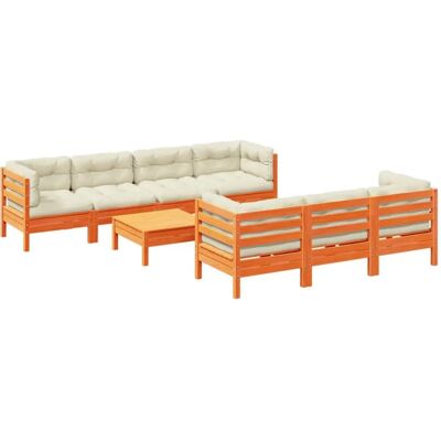 VidaXL Gartenmöbelset - Braun, Modulares Design, 7 Plätze VidaXL Gartenmöbelset - Braun, Modulares Design, 7 Plätze