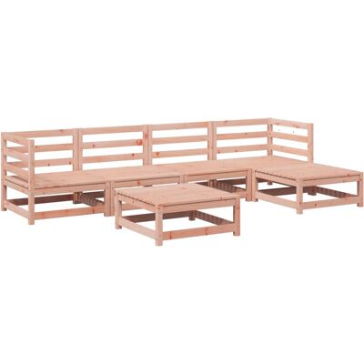 VidaXL Gartenmöbel-Set - 6-teiliges Douglas-Fir Sofa - Außenmöbel VidaXL Gartenmöbel-Set - 6-teiliges Douglas-Fir Sofa - Außenmöbel
