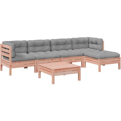 VidaXL Outdoor Möbelset - Modulares Robust Wetterfest 6 Sitze VidaXL Outdoor Möbelset - Modulares Robust Wetterfest 6 Sitze